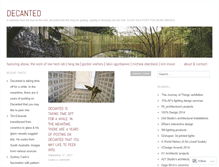 Tablet Screenshot of decanteddesign.com